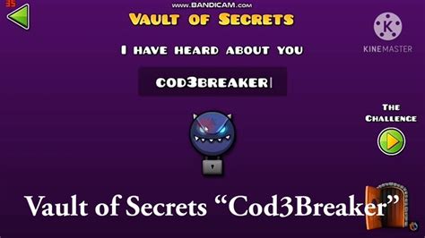 [GEOMETRY DASH] How to solve Cod3breaker in Vault of Secrets.